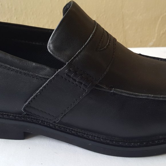 Apex Mens Lexington Strap Loafer Black Sneaker